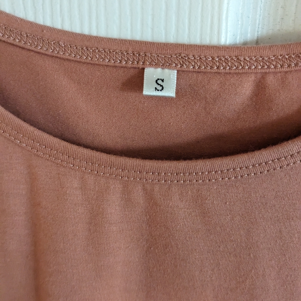 Blush knee length dress